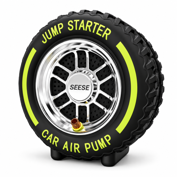 Portable Tire Inflator and 12V Jump Starter