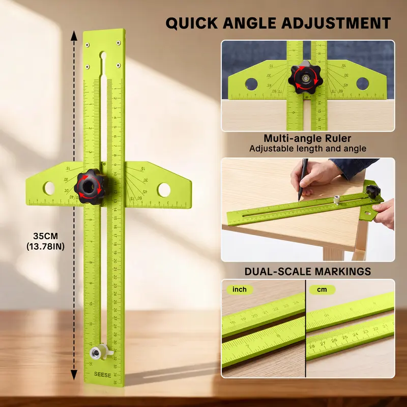Woodworking Scriber Ruler