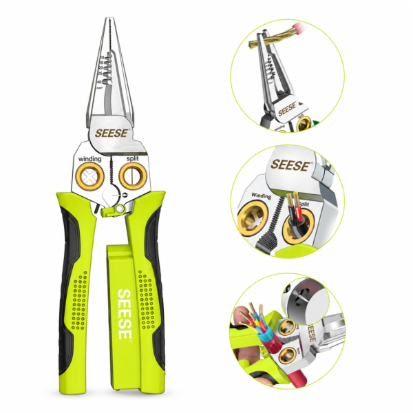 8-in-1 Wire Stripper and Cutting Pliers