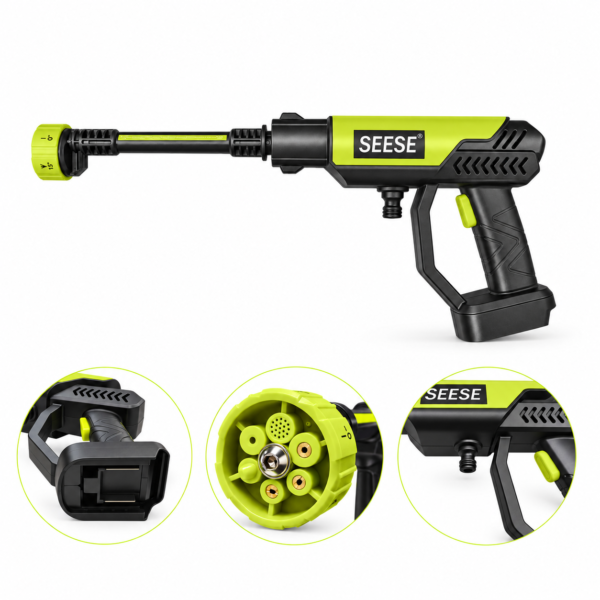 Cordless Portable Power Cleaner with 6-in-1 Nozzle