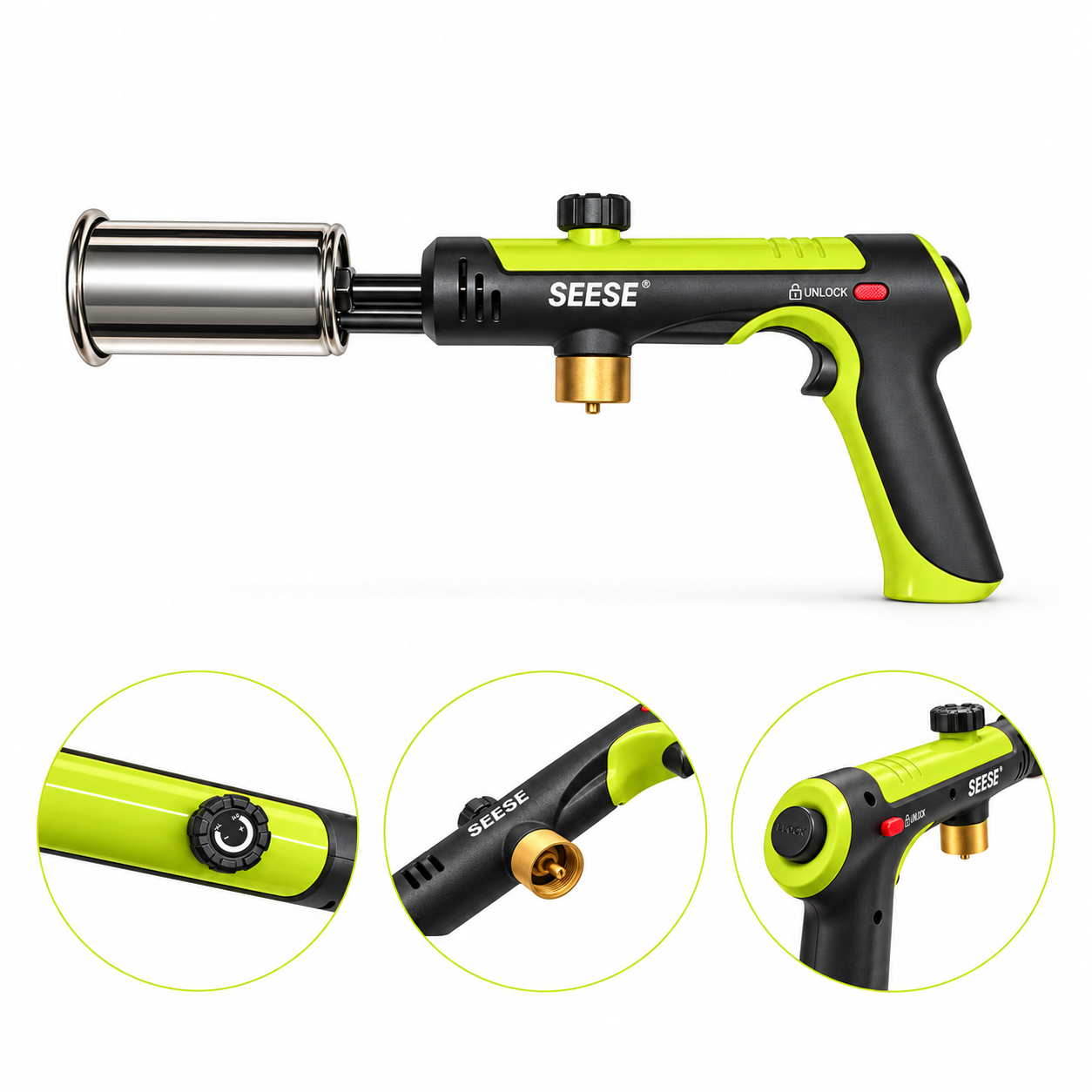 Propane Searing Torch with Adjustable Flame