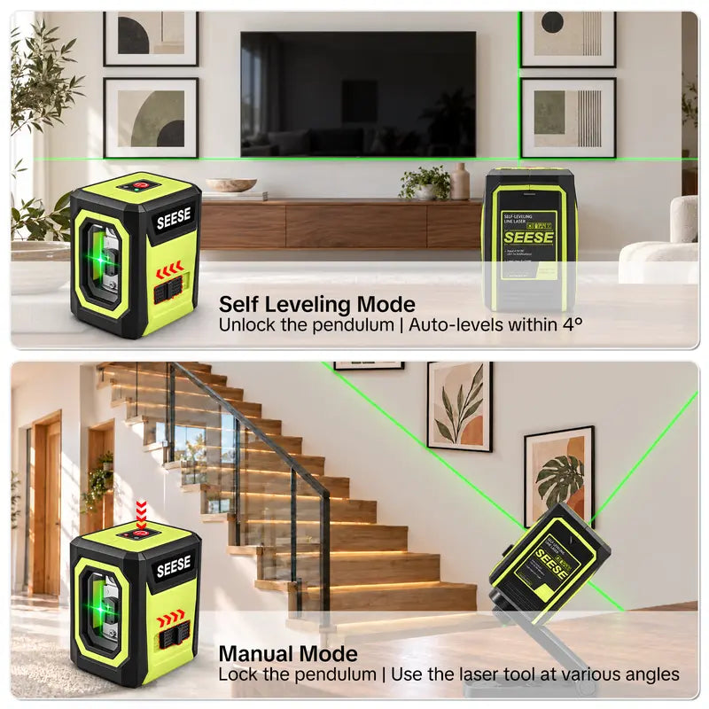 Self-Leveling Green Cross Line Laser Level