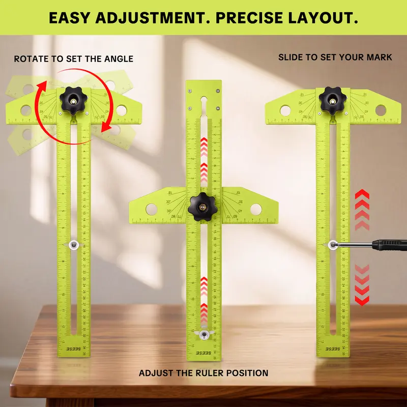 Woodworking Scriber Ruler