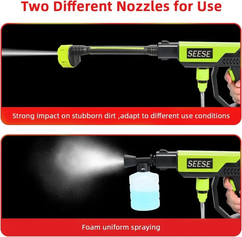 Cordless Portable Power Cleaner with 6-in-1 Nozzle