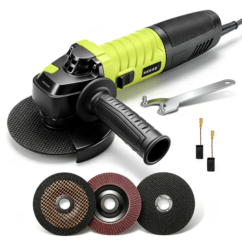 Variable-Speed Electric Angle Grinder